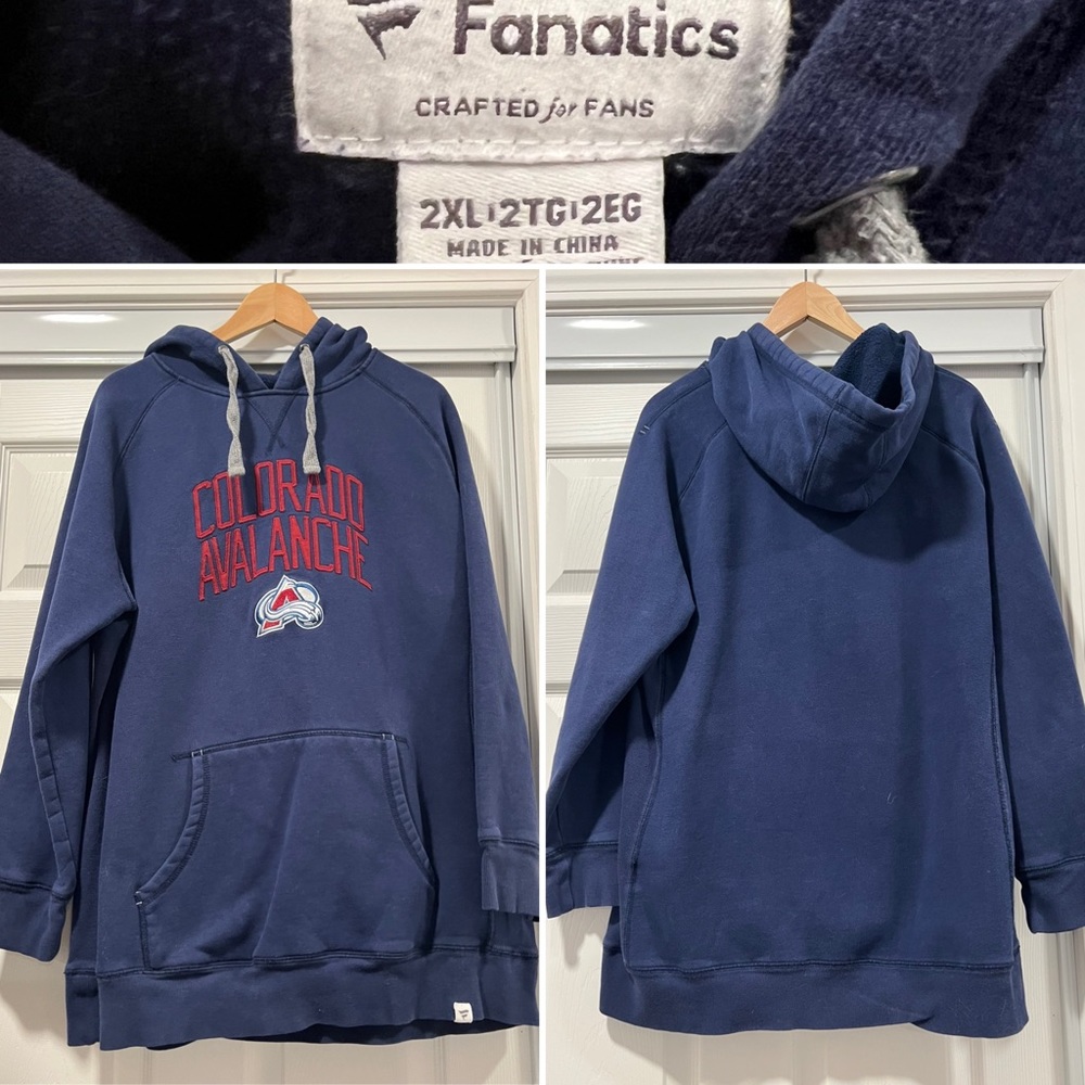 Colorado Avalanche Heavy & Long Hoodie